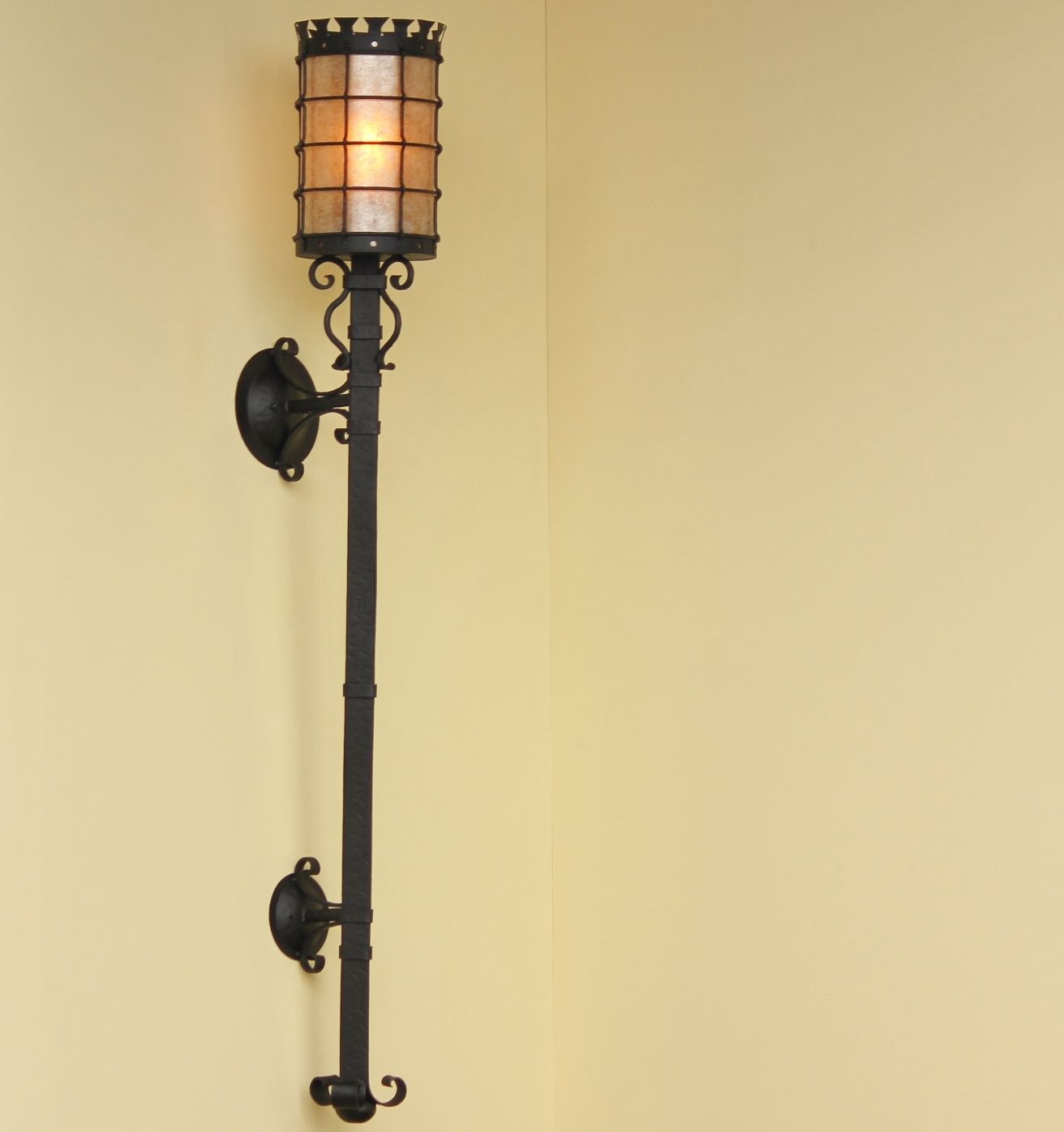 Lights of Tuscany 54401 Spaish Medieval long wall torch light