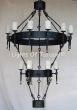 1830-18 Spanish Revival Style Two Tier Chandelier