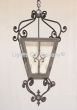 2048-4 Rustic Tuscan Style Wrought Iron Hanging Pendant