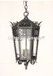 2083-3 Gothic Revival Wrought Iron Outdoor Hanging Lantern
