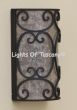 5301-2 Spanish Revival Indoor Flush Wall Sconce Fixture