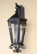 7558-3 Spanish Contemporary Iron Outdoor Wall Lantern