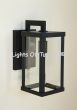 Modern Box Exterior Style Light, Exterior Light, Clean Line Iron Light, Rectangular Light FIxture, Heavy duty iron light, customizable lighting, commercial grade lighting