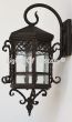 Hand forged wrought iron Spanish outdoor lighting 