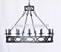 1076-8 Spanish Contemporary Iron Chandelier