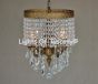 Crystal Chandelier-Hand Forged-Wrought Iron-Lighting 