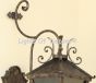 Tuscan Wrought Iron Light, Decorative outdoor iron wall lantern, decorative lantern, gothic wall lantern, gothic light, harry potter light,  castle light, medieval iron light, medieval lantern, church lighting,