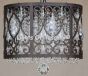 8035-6 Tuscan Transitional Style Crystal Drum Chandelier