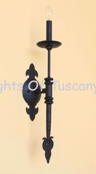 5267-1 Spanish Indoor Iron Wall Sconce