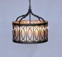 2084-8 Contemporary / Transitional Iron Drum Chandelier