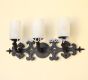 5540-3 Spanish Iron Bathroom Vanity Light