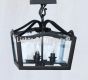6512-3 Spanish Contemporary Style Wrought Iron Semi Flush Ceiling Light