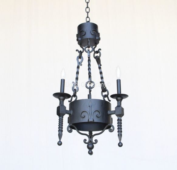 Small Chandelier, Spanish chandelier, Mediterranean Chandelier, Mini Chandelier, Kitchen Island Chandelier, Wrought Iron Chandelier, Custom Chandelier, Medieval Chandelier, old world iron chandelier