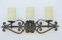 Bathroom Bar-Tuscan-Hand Forged-Wrought Iron , Bathroom Vanity Light, Spanish Vanity Light, Rustic Vanity Light, LED Vanity Light, Bathroom Bar Light