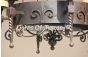 1220-8 Tuscan/Mediterranean Style Iron Chandelier