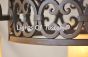 1278-6 Tuscan Mediterranean Style Wrought Iron Chandelier