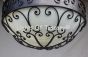 2410-6 Mediterranean /Spanish style wrought Iron pendant bowl