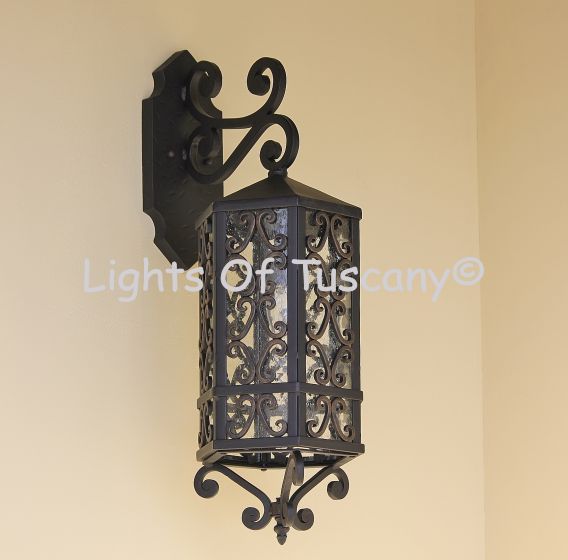 7371-1 Spanish Revival Villa Style Outdoor Wall Lantern