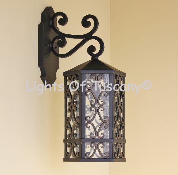 7476-1 Spanish Revival Villa Style Outdoor Wall Lantern