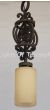 6213-1 Contemporary Mediterranean Style Wrought Iron Pendant Light