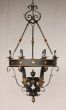 2512-6 Classical Italian Antique Style Wrought Iron Chandelier