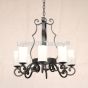 1062-8 Wrought Iron Contemporary Style Chandelier