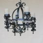 1237-4 Rustic Spanish Revival Style Chandelier