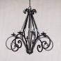 1322-8 Wrought Iron Country Italian Mediterranean Style Island Chandelier
