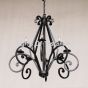 1322-8 Wrought Iron Country Italian Mediterranean Style Island Chandelier