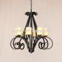 1322-8GL Wrought Iron Country Italian Mediterranean Style Island Chandelier