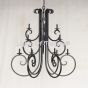 1327-9 Wrought Iron Chandelier