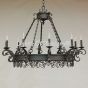 Spanish Style Chandelier, Spanish revival Chandelier 