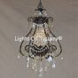 Solid brass candelabra crystal chandelier