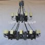 Medieval Castle Style Chandelier Gothic Tuscan Iron
