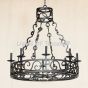 Spanish Revival Chandelier, Mediterranean Chandelier, Dining Room Chandelier, Classic Style Chandelier, Spanish Wrought Iron Chandelier, dining room chandelier, entryway chandelier, candelabra chandelier, LED chandelier