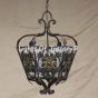 pendant-lighting-hanging-Hand-Forged Wrought Iron/ Tuscan lantern