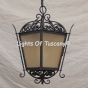pendant-lighting-hanging-Hand-Forged Wrought Iron/ Spanish Revival lantern