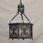 pendant-lighting-hanging-Hand-Forged Wrought Iron/ Tuscan Mediterranean pendant
