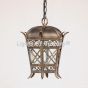 2038-1 Wrought Iron Italian Tuscan Mediterranean Style Hanging Lantern