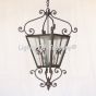 2048-4 Rustic Tuscan Style Wrought Iron Hanging Pendant
