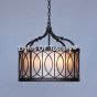 2084-6 Contemporary / Transitional Iron Drum Chandelier 