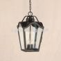 2118-3 Spanish Contemporary Style Wrought Iron Hanging Outdoor Lantern