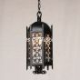 2134-1 Wrought Iron Spanish Style Hanging Lantern
