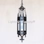 Gothic Hanging Pendant, Gothic Lighting, Church Style Lighting, Heavy Duty Iron Lantern, Castle Style Hanging Lantern, Old World Style Hanging Lantern, Unique Lighting, LED lighting, Commercial Grade Lighting, Themed Style Lighting
