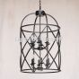 2352-6 Wrought Iron Contemporary Style Hanging Lantern