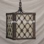 pendant-lighting-hanging-Hand-Forged Wrought Iron/ Contemporary lantern