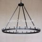 Contemporary / Transitional Style 20 Light Wrought Iron Chandelier Rustic
