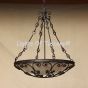 pendant-lighting-hanging-Hand-Forged Wrought Iron/ Tuscan pendant
