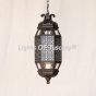 2523-3 Moroccan Style Wrought Iron Hanging Pendant Lantern