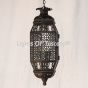 2523-3 Moroccan Style Wrought Iron Hanging Pendant Lantern